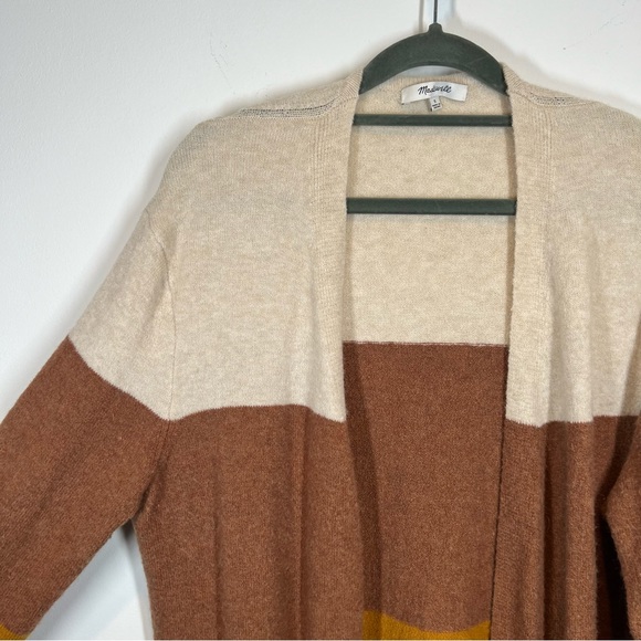 Madewell Kent Striped Cardigan Sweater - Picture 2 of 8